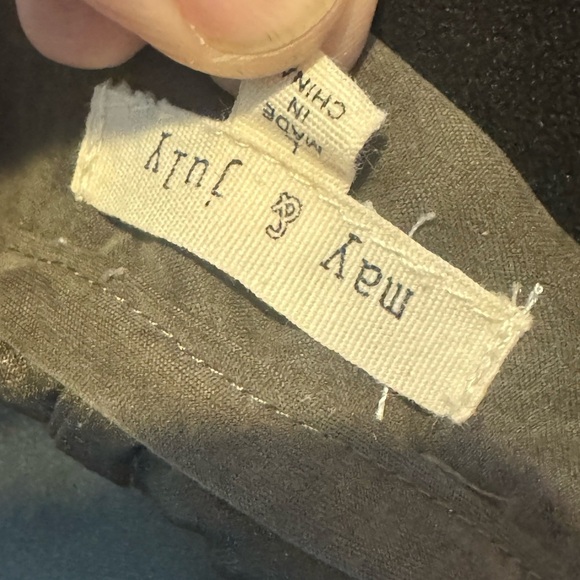 May & July Olive Green Hooded Women's Vest soft size L - Picture 4 of 4